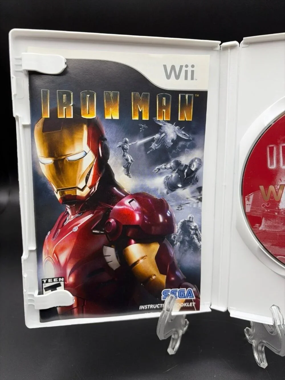 Iron Man (Nintendo Wii, 2008) Complete w/ Manual - Tested Working
